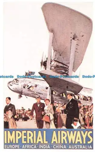 R664757 Imperial Airways. Europa. Afrika. Dalkeith Classic Poster Serie