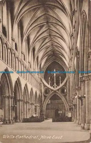 R664794 Wells Cathedral. Kirchenschiff Ost. T.W. Phillips