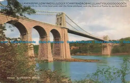 R665466 Menai Hängebrücke. J. Lachs