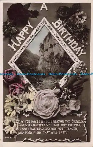 R664807 A Happy Birthday. Davidson Bros. 1909