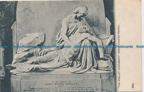 R662567 Christchurch Priory. Das Shelley Monument. 1909