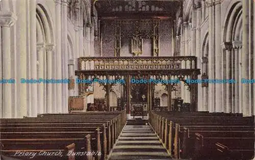 R665495 Dunstable. Pfarrerkirche. Chas. Smy. 1910