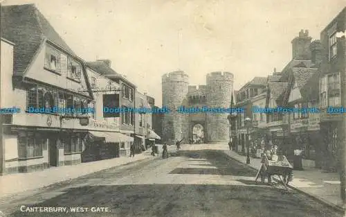 R662606 Canterbury. Westtor. E. Krähe. 1910