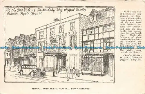 R664873 Tewkesbury. Royal Hop Pole Hotel