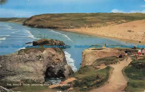 R664166 Perranporth. Der Sand von Droskyn Point. J. Salmon. 1963