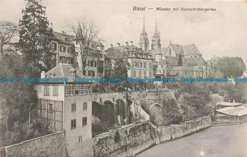 R666276 Basel. Münster Mit Deutschrittergarten. Rathe Fehlmann