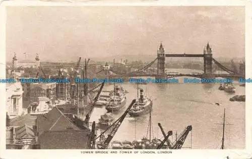 R666287 London. Tower Bridge und Tower of London. W. Straker