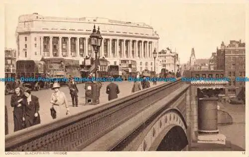 R665555 London. Blackfriars Bridge. Photochrom