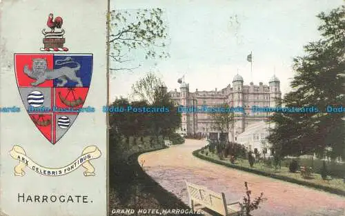 R665576 Harrogate. Grand Hotel. W.H.S. 1906