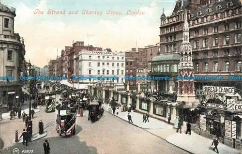 R665579 London. Der Strang und das Charing Cross. Valentine Serie