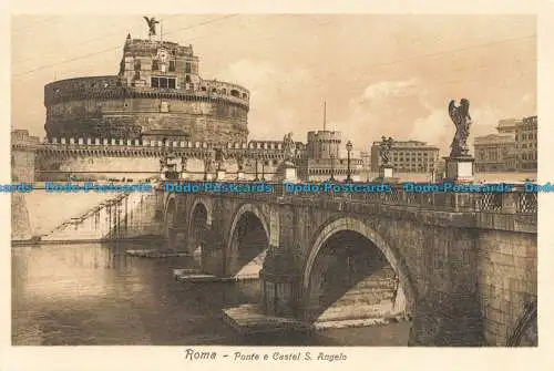 R664222 Roma. Ponte e Castel S. Angelo. G. Panatta. Brunner