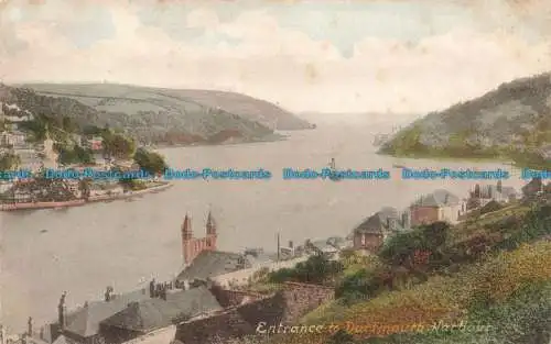 R664239 Eingang zum Hafen von Dartmouth. Serie Pfau. Nr. 327. P