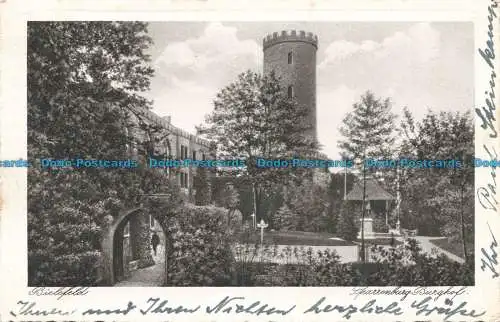 R666372 Bielefeld. Sparrenburg Burghof. Hermann Lorch