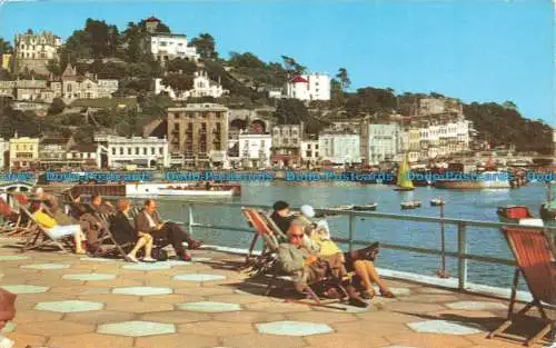 R666376 Torquay. Princess Promenade und Hafen. Lansdowne