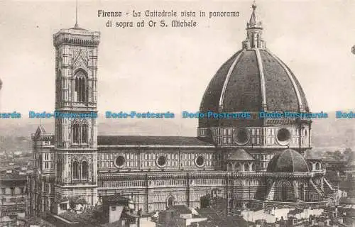 R664284 Firenze. La Cattedrale Vista in Panorama. S.T.A