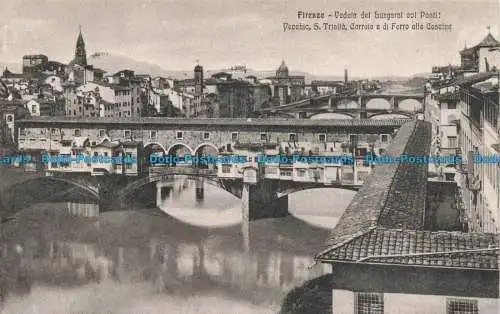 R664286 Firenze. Veduta dei Lungarni Coi Ponti. S.T.A