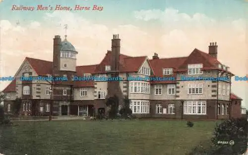 R664289 Herne Bay. Railway Men Home. Serie Valentine. 1911