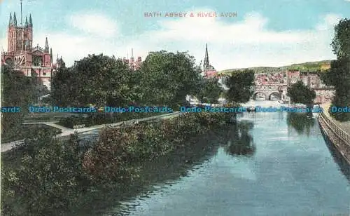 R665669 Bath Abbey und River Avon. G.D. und D.L