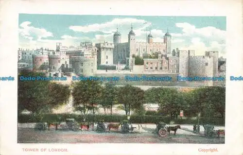 R667221 Tower of London. Postkarte