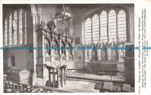 R666412 Tower of London. Kapelle St. Peter und Vincula. Sturm und Polden