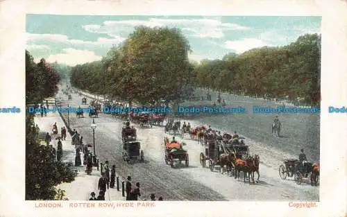 R667232 London. Faule Reihe. Hyde Park