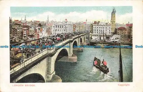 R667233 London Bridge. Postkarte