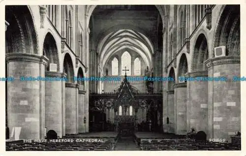 R665691 Hereford Cathedral. Das Kirchenschiff. J. Lachs