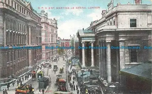 R665051 London. G. P. O. und St. Martins Le Grand. G.D. und D.L