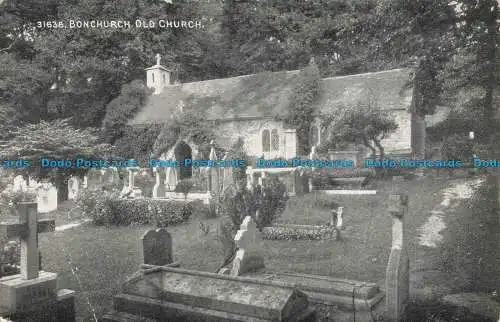 R664344 Bonchurch. Alte Kirche. Das Photochrom. Serie Grano