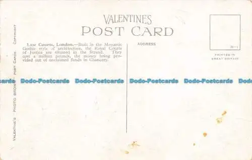 R665074 London. Gerichte. Fleet Street. Valentinstag. Foto Braun