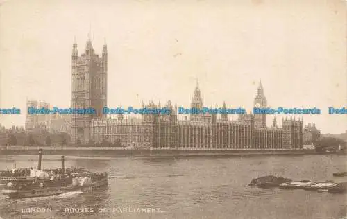 R666469 London. Houses of Parliament. The London Stereoscopic Company Lesco Seri