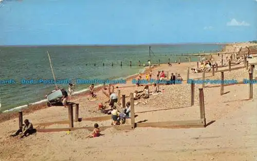 R664363 Hayling Island. Eastoke Beach. 1964