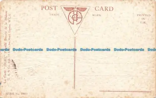 R665090 Blick auf See und Wald. La Carte Olio Procede de la Maison. G. A. Serie