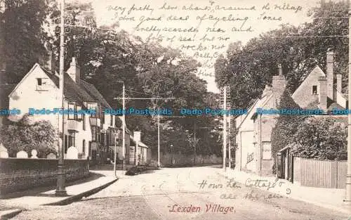 R667314 Lexden Village. Postkarte. 1908