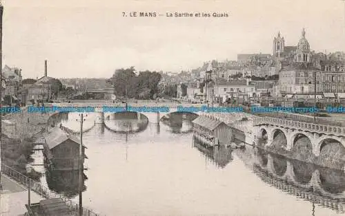 R664401 Le Mans. La Sarthe et les Quais. A. Dolbeau