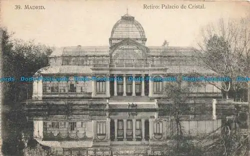 R665130 Madrid. Retiro. Palacio de Cristal. Principe de Vergara