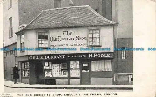R666537 London. Lincoln Inn Fields. Der alte Kuriositätenladen. Goldwin. 1909