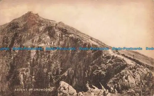R665219 Besteigung von Snowdon. Snowdon Mountain Railway