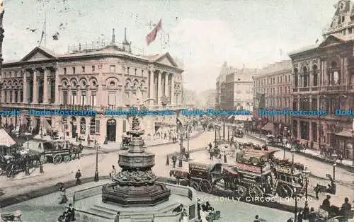 R667448 London. Piccadilly Circus. Nationale Serie. 1905