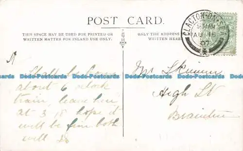 R665914 Clacton on Sea. Sand und Pier. 1907