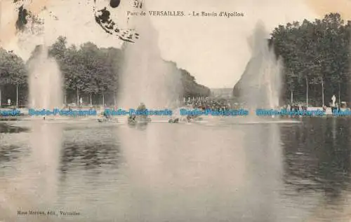 R666024 Parc de Versailles. Le Bassin d Apollon. Mme Moreau. 1911