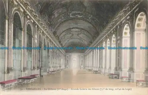 R666776 Versailles. Le Chateau. 1 pro Etage. Grande Galerie des Glaces