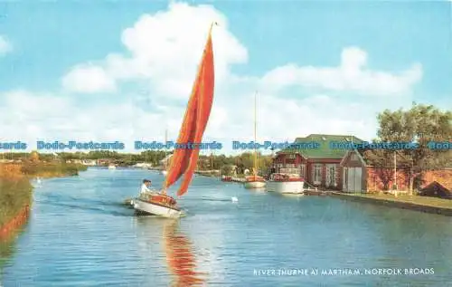R666883 Norfolk Broads. Fluss Thurne bei Martham. J. Salmon. Kamerafarbe