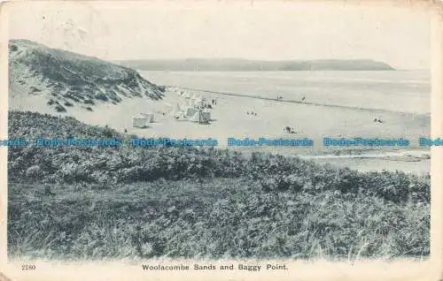 R668242 Woolacombe Sands und Baggy Point. F. Bier. Gummistiefel Serie. 1908