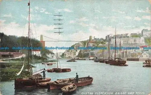 R668243 Clifton Hängebrücke und Fähre. Hartmann. 1929