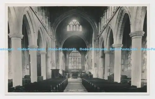 C011394 Terrington. Innenraum der Kirche St. Clemens. Serie Mundays. J7861