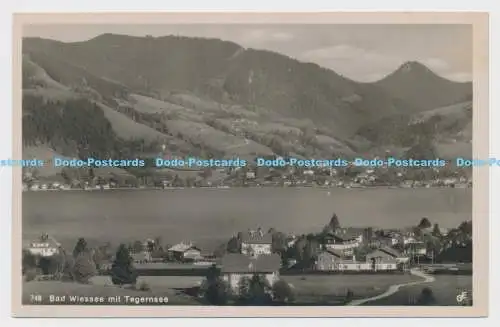 C008300 748. Bad Wiessee mit Tegernsee. GE. Jos. Ostermann. Gg. Eitzenberger