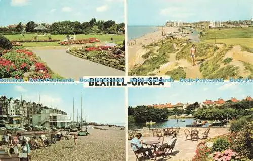 R681398 Bexhill on Sea. Egerton Park. Der Strand. Bootssee. Blick von der Kombüse