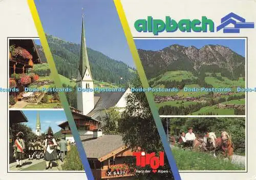 D148384 Alpbach. Im Schonsten Dorf Osterreichs. Risch Lau. Multi View