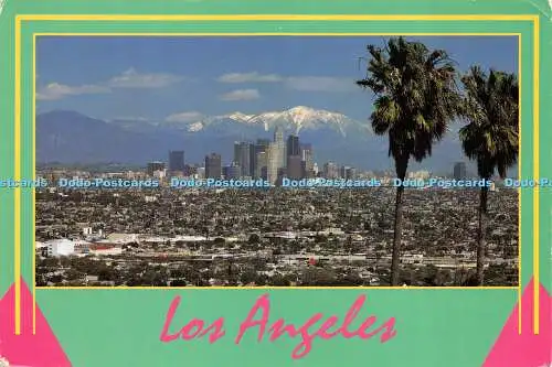 D015024 Los Angeles. Super. bergige Kulisse mit weitläufigem Los Angeles in